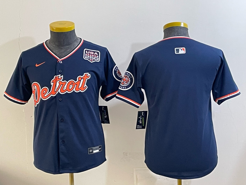 women Detroit Tigers #28 Baez black Nike 2026 MLB Jersey 0419204